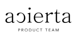logotipo cliente estudio diseño discoh design acierta product team